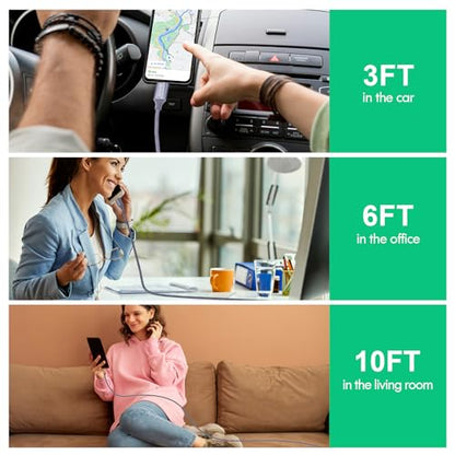 JIUWFOX USB to USB C Cable (6ft, 5Pack) for iPhone 17/17 Pro/17 Pro Max/16 Pro/16 Pro Max Fast Charging, USB C Charger Cord for Galaxy S25 S24, Pixel 10 9 and More - size: 6+6+6+6+6 ft