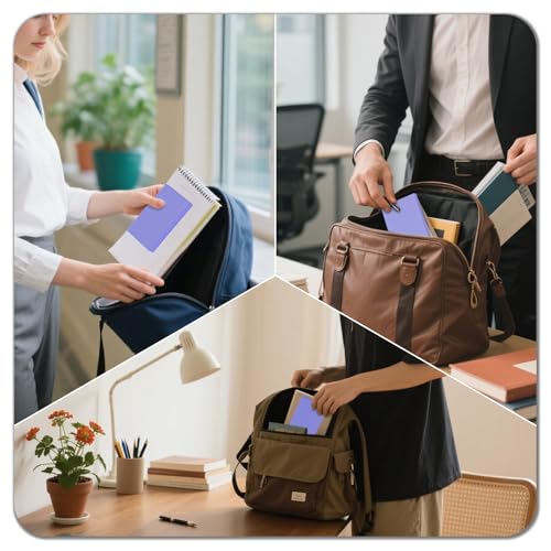 250 Count Index Cards 3x5 Inch 180gsm, Heavy Weight Purple Color Flash Card (50 Sheets Each), Note Taking for Students, Teachers, Professionals, Study Note Cards for Office Home School - color: Purple