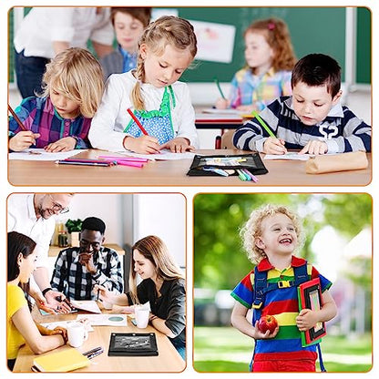 IKAYAS 20 Pack Black Pencil Pouch for 3 Ring Binder Colorful Pencil Pouch with Zipper Bulk, 3 Ring Binder Pencil Pouches Pencil Case Pencil Bags for Classroom Storing School Teacher Supplies
