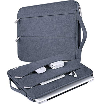 Voova Laptop Sleeve Carrying Case 15.6 16 Inch,Slim Computer Cover Bag Compatible with MacBook Pro 15/16, Dell xps 15,15-16 Inch HP Dell Asus Acer Laptop, Dark Grey - color: Dark Grey, size: 15.6-16 Inch