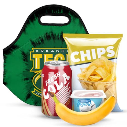 Campus Lab Arkansas Tech University Tie-Dye Soft Neoprene Lunch Bag, School - color: Arkansas Tech University ATU Wonder Boys