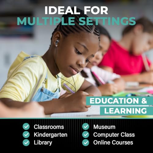 JustJamz Bulk Earbuds 100 Pack | Wired in-Ear Earphones for Classroom, Students, Kids, and Libraries | Disposable Headphones with 3.5mm Jack, Perfect for Schools, Laptops, and Chromebooks, Black