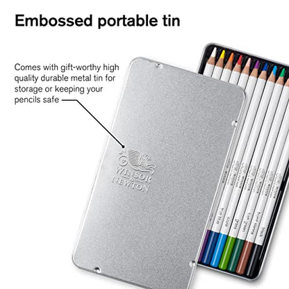 Winsor & Newton Studio Collection 아티스트 연필, 수채화 연필, 12개 세트 - style: 수채화 연필 12개