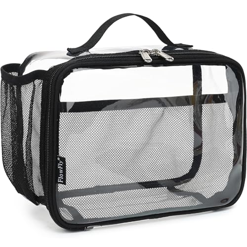 FlowFly Kids Lunch box Insulated Soft Bag Mini Cooler Back to School Thermal Meal Tote Kit for Girls, Boys,Clear - color: Clear