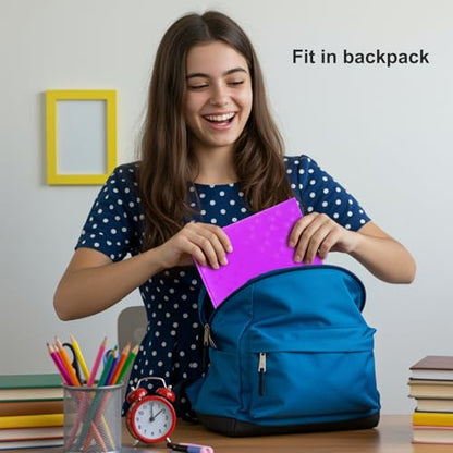 ViVin Plastic Folders with Pockets and Prongs,24 Pack,Heavy Duty 2-Pocket File Folder with 3 Fasteners,Fits Letter Size Paper,for School Home and Office(Bright Purple) - color: Bright Purple, size: 24 PACK
