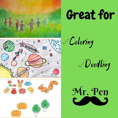 Mr. Pen- Gel Crayons, 20 Pack, Twistable, Non-Toxic | Coloring Crayons for Kids & Adults, Smooth Drawing Sticks for Art, Blending, Crafts & Creative Projects