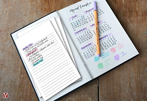 White Ruled Vertical Index Note Cards, 3" X 5" Inches | 300 Sheets Per Pack - size: 300 Sheets