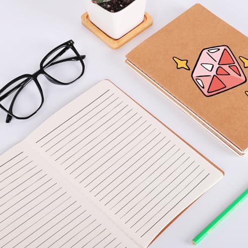 zmybcpack 12 Pack Journal Notebook Kraft Brown Cover Lined Notebooks for Travelers, Students, Office - Memo Diary Subject Notebooks Planner - A5 Size, 8.26”x5.5”, 60 Lined Pages/30 Sheets - size: 8.2 x 5.5 inch(12pack lined)