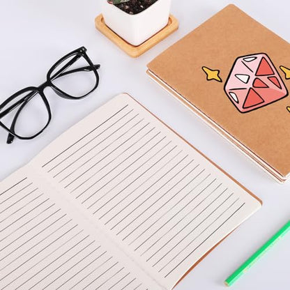 zmybcpack 12 Pack Journal Notebook Kraft Brown Cover Lined Notebooks for Travelers, Students, Office - Memo Diary Subject Notebooks Planner - A5 Size, 8.26”x5.5”, 60 Lined Pages/30 Sheets - size: 8.2 x 5.5 inch(12pack lined)
