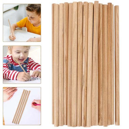ERINGOGO 50pcs Wooden Sketch Pencils for Students Drawing and Writing Supplies for School Design for Comfortable Grip and Smooth Lines