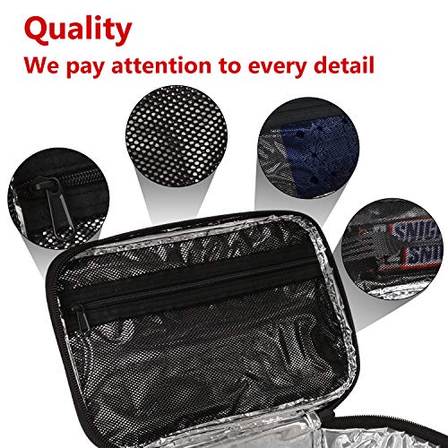 Gloppie Small Lunch Bag Insulated Lunch Box for Women Girls Kids Mini Lunchbox Adult Portable Cooler Bags Reusable Snack Bag Thermal Lunch Boxes, Wine Red - color: Wine Red