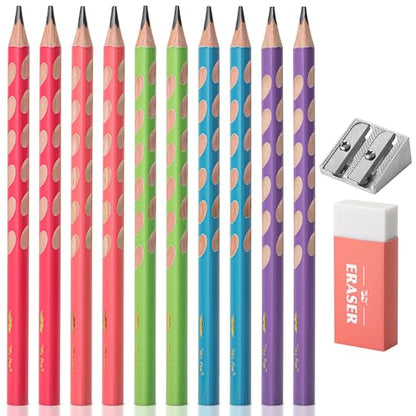 Mr. Pen- Wood-Cased Pencils, 10 Pack, Pre-Sharpened, #2, Jumbo