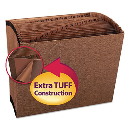 Smead TUFF Expanding File, Daily (1-31), 31 Pockets, Letter Size, Redrope-Printed Stock (70467) - size: Letter, style: Daily 1-31 Index, Letter Size