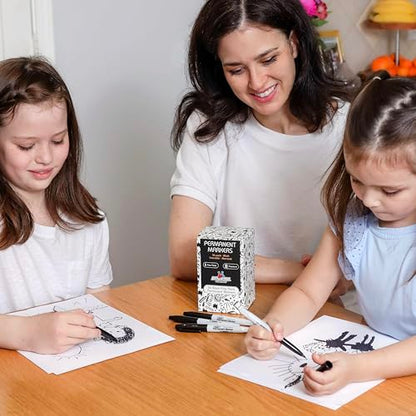 Fine Point Permanent Markers - 36 Pack, Black Pens - School Supplies | Create clear, permanent marks with durable fine point black markers for home, school, or office - style: 36 Black Fine Point