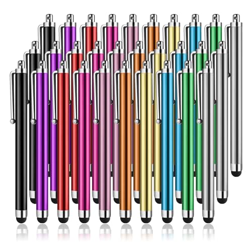 Stylus Pens for Touch Screens, Abiarst High Precision Universal Stylus for iPad iPhone Tablets Samsung Galaxy All Capacitive Touch Screens (30-Pack) - color: 30-Pack