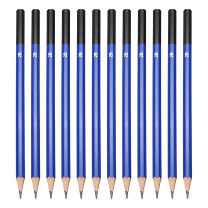 PATIKIL 2B Drawing Pencils for Sketching, 12PCS Sketch Pencils for Drawing Art Pencils Graphite Wood Pre-sharpened for Drawing Sketching Artists, 2B Pencils - size: 1 Count (Pack of 1), style: 2B