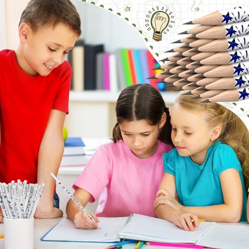 Tenceur 24 Pcs 4th Graders Pencils Bulk Motivational Pencils with Erasers Inspirational Pencil with Back to School Supplies for Kids Student Teacher Classroom Reward - style: 4th Graders