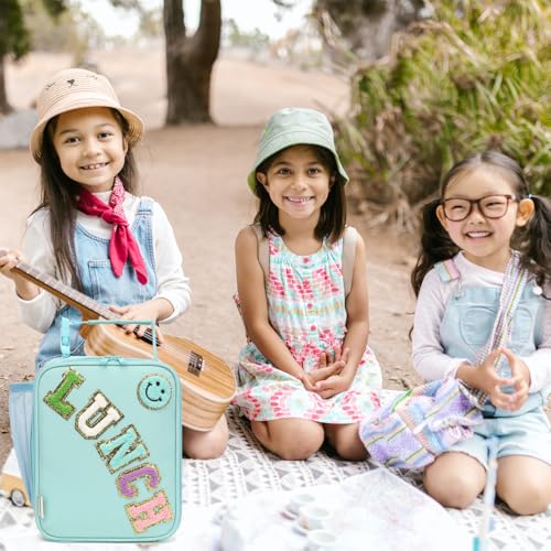 GYEUKHAM Insulated Lunch Bag for Women Girl Teen large Insulated Kid Lunch Bag,Large Reusable Cute Cooler Bag for School Work Picnic,Baby Green - color: Baby Green