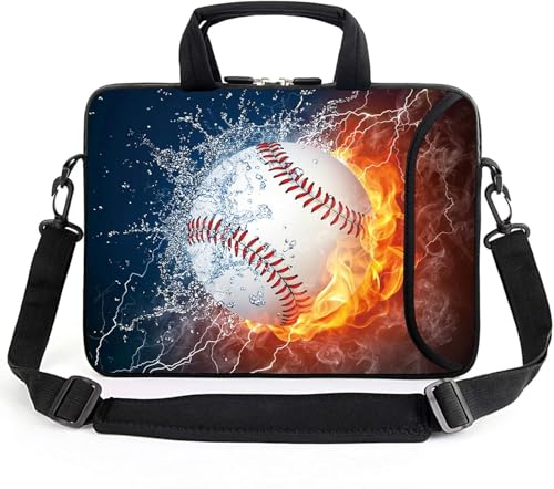 15" laptop sleeve laptop bag chromebook case adjustable shoulder strap with handle accessory pocket for men women (RYD-15-6) - color: Ryd-15-6