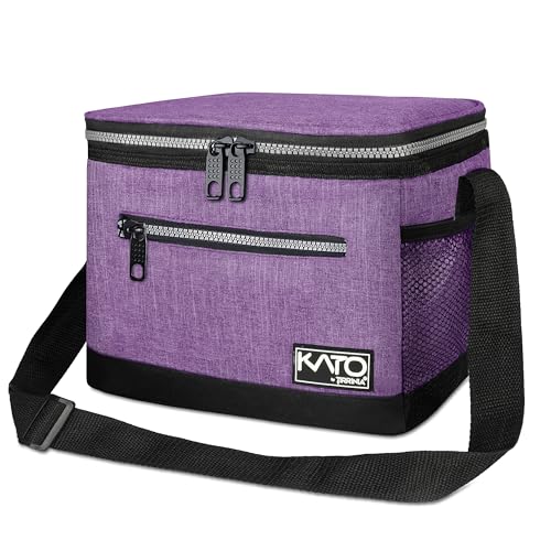 Tirrinia Insulated Lunch Box for Men/Women, Leakproof Lunch Bag for School Work, Large Lunch Tote Kids Boys Girls Student Back to School, Soft Cooler Office Picnic Beach Camping for Adults,Purple - color: Purple, size: Medium - 7.8L