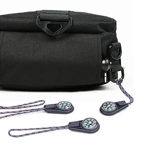 10/25/50/100 Pack Compass for Kids Mini Compasses Bulk Kids Toy Compass for Party Favor/Hiking/Scout Classroom Learning Directions - color: 10PCS Black