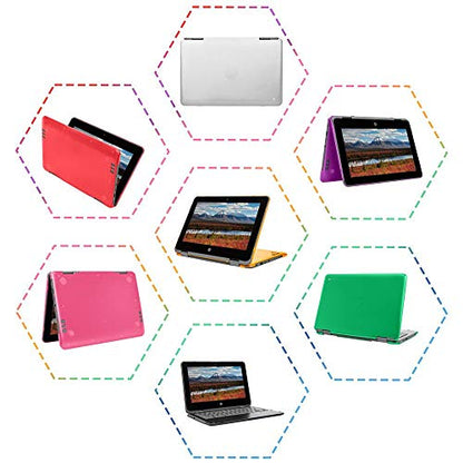 mCover Case Compatible for 2020～2022 11.6" HP Chromebook X360 11 G3 EE / G4 EE Laptops Only (NOT Fitting Any Other HP Models) - Orange - color: Orange