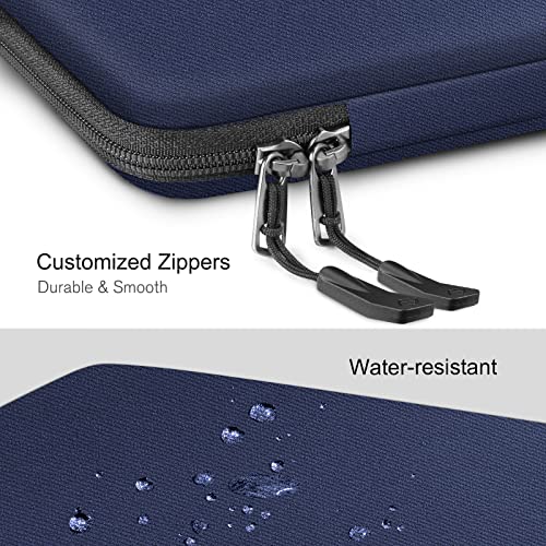 FINPAC 15.6-inch Hard Laptop Sleeve Case Compatible with 15.6 Inch Acer Aspire, Shockproof Computer Carrying Case for HP Dell Razer Samsung Laptop Chromebook, Navy - color: Navy, size: 15.6-inch Laptop/Chromebook