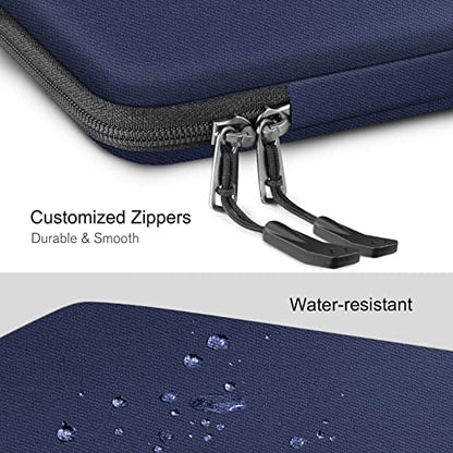 FINPAC 15.6-inch Hard Laptop Sleeve Case Compatible with 15.6 Inch Acer Aspire, Shockproof Computer Carrying Case for HP Dell Razer Samsung Laptop Chromebook, Navy - color: Navy, size: 15.6-inch Laptop/Chromebook