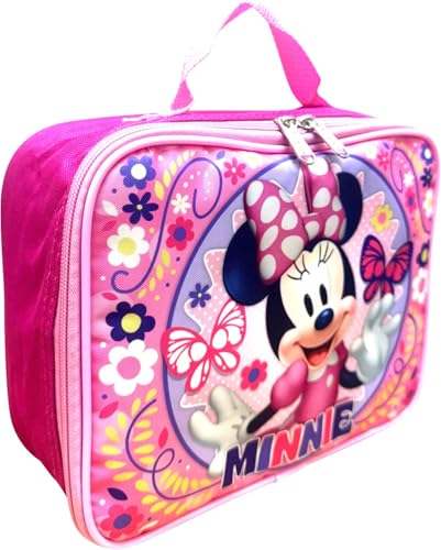 Disney Licensed Kid's Insulated Lunch Box Minnie Mouse Pink/Purple - color: Minnie Mouse-Pink/Purple