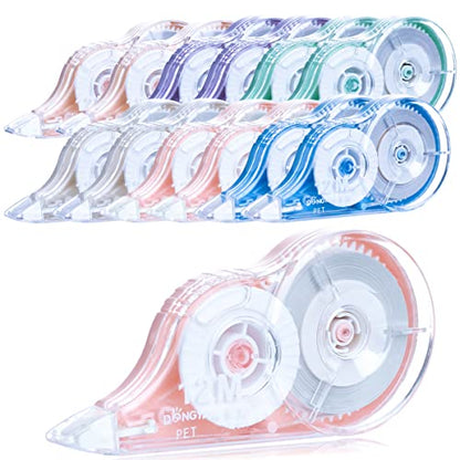 Correction Tape, 12 Pack Correction Tape Dispenser, Easy to Use Applicator for Instant Corrections, Study Supplies and Office Products, 144mx5mm