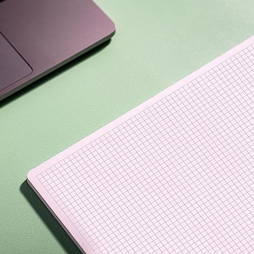 Notsu Graph Notepads 8.5 x 11 inch, 2 Pack | Minimalist Graphing Memo Mouse Pads with Premium Thick Paper, Letter Size - size: 8.5" x 11", style: Graph Paper