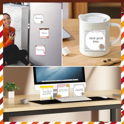 Inspirational Sticky Notes Gifts - 9 Pack Fun Positive Notepads 3x3 Inches, Funny Motivational Self-Adhesive Memo Pads, Positive Office Study Supplies Gift (450 Sheets) - style: Inspirational