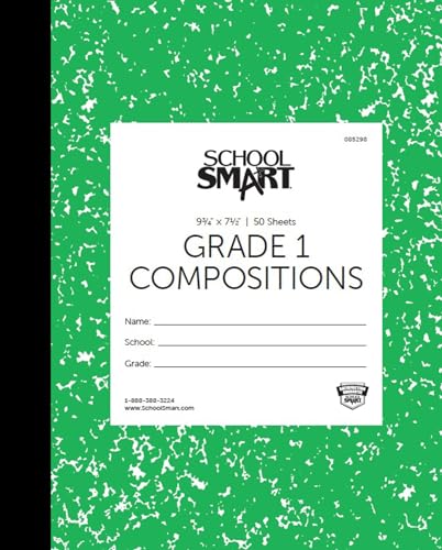 School Smart - 85298 Skip-A-Line Composition Book - Grade 1 - 9 3/4 x 7 3/4 - Green - 50 Sheets - 100 Pages - size: 50 Sheets/100 Pages - Grade 1