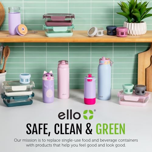 Ello Pop & Fill 18oz Stainless Steel Kids Water Bottle with Quick Fill Lid | Vacuum Insulated BPA Free Bottle with Leak Proof Straw and Chug Lid, Dishwasher Safe, Gift For Kids Teens, Strawberries - color: Strawberries, size: 18 Ounces