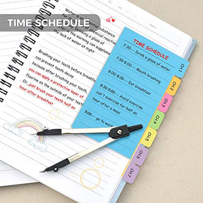 Sticky Notes Set, Post Self-Stick Notes Pads for Journaling Notebook Planner Study, Office Supplies College Essentials Back to School Supplies for High School Students Teen Girl Gifts Preppy Stuff - color: Candy