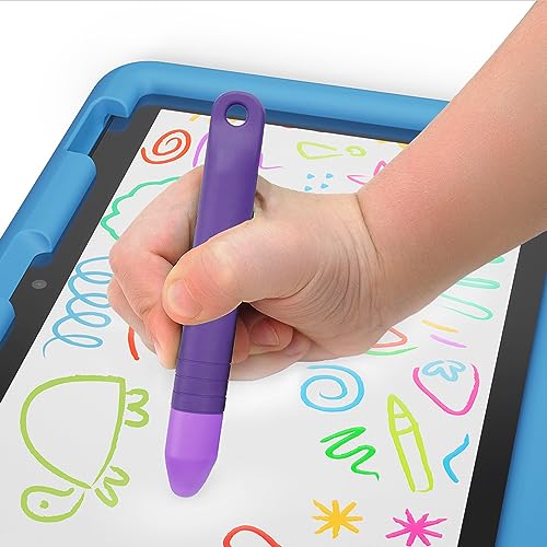 Amazon Kid-Friendly Tablet Stylus with Tether, 2-pack - color: Purple