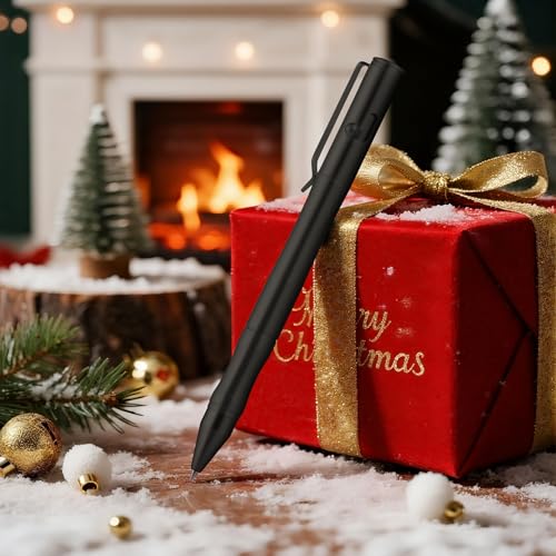 Origin-Joy Brass Bolt Action Pen Set, Heavy Duty EDC Copper Metal Tactile Turn Pen With Gel Ink Refills (Black & Nickel White) - color: Black & Nickel White