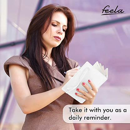 feela 12 Pack Notebooks Journals Bulk, Hardcover Notebook Classic Ruled Lined Journals with Pen Holder for Women Girls School Business Supplies, with 12 Black Pens, 120 GSM, 5.1”x8.3”, A5, White - color: 12 White
