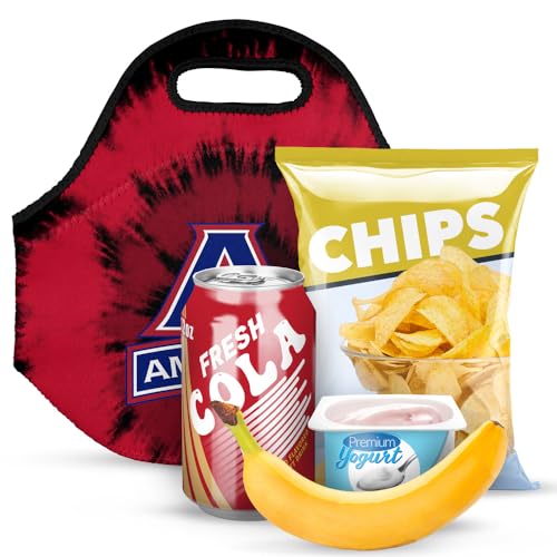 Campus Lab American University Tie-Dye Soft Neoprene Lunch Bag, Lightweight - color: American University AU Eagles