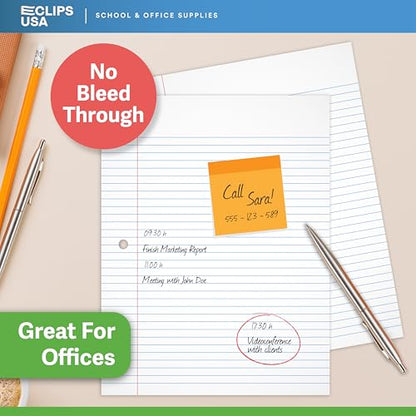 Loose Leaf Paper College Ruled Notebook Paper College Ruled Lined Writing Filler Paper 10.5” x 8” 4800 Sheets 100 Sheets Per Pack 60 gsm (48 Pack) - size: 48 Pack