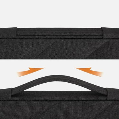 DOMISO 15.6 inch Laptop Case Sleeve Protective Cover Compatible with 16 inch MacBook Pro M4 M3 M2/Pro Max,15.6-16 inch HP Dell ASUS Lenovo Chromebook,Waterproof Computer Cases Bag with Handle,Black - color: Black, size: 15.6 inch