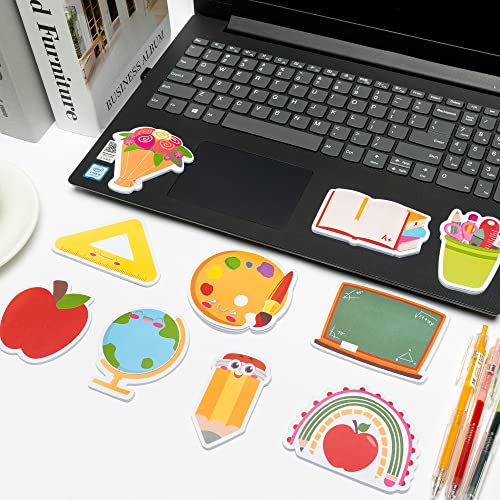 Xqumoi 30 Pack Teacher Notepads Set Total 600 Sheets, Book Pencil Ruler Blackboard Shaped Self Sticky Memo Pads for Teacher Appreciation Gift Back to School Supplies Party Favors Goodies Bag Fillers - style: Teacher Appreciation (Style 3)