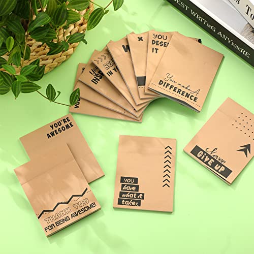 12피스 강화 스티커 노트 패드 7.6 x 10.2cm(3 x 4인치) 동기 부여 교육자 스티커 노트, 영감을 주는 셀프 스틱 노트 패드, 재미있는 스티커 메모장, 교사 사무실 학생을 위한 감사 선물 (미니멀리스트) - style: 미니멀리스트