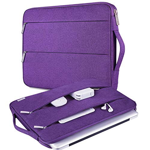 Voova Laptop Sleeve Carrying Case 14 15 Inch Compatible with MacBook Air 15 M2/M3/M4 2022-2025, MacBook Pro 15, Hp Chromebook 14, Waterproof Slim Computer Cover Bag,Purple - color: Purple, size: 14-15 Inch