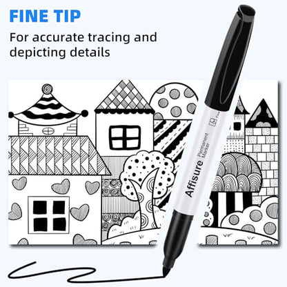 Permanent markers, 100 packs permanent markers bulk, quick dryingin one second, waterproof, smooth, noteasy to erase, durable, can be markedon glass, tiles and cloth, office supplies - size: 1 Count (Pack of 100)