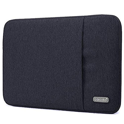 Lacdo 11 inch Chromebook Case Laptop Sleeve for 11.6 inch Samsung Lenovo HP Dell ASUS Acer Chromebook | 13 inch New Surface Pro 11 Copilot+PC / 10 9 8 X | 11.6 inch MacBook Air Computer Bag, Black