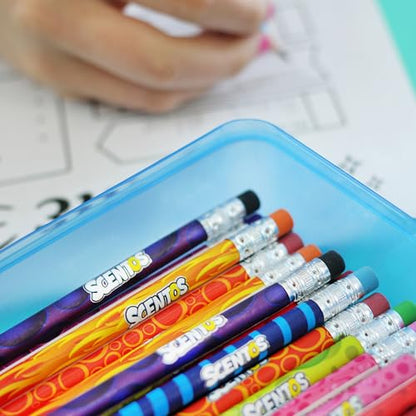 Scentos Scented Pencils for Kids - No. 2 Lead Pencils - Cute Pencil - For Ages 3 and Up - 24 Pack