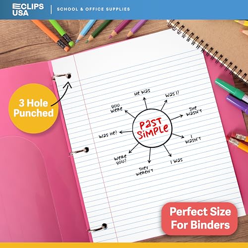 Loose Leaf Paper College Ruled Notebook Paper College Ruled Lined Writing Filler Paper 10.5” x 8” 2400 Sheets 200 Sheets Per Pack 60 gsm (12 Pack) - size: 12 Pack