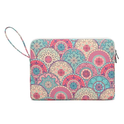 Laptop Sleeve with Pocket (Bandanna, 14 inch) - color: Bandanna With Strap, size: 14 inch
