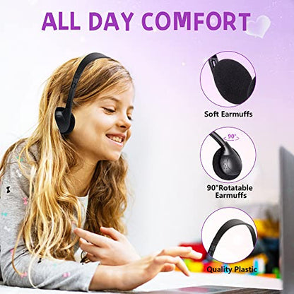 Kids Headphones Bulk 30 Pack for School Students Children Teen Boys Girls, Wholesale Headphones for Classroom Earphones,Group Learning, Computer Lab, Library, Online Lesson and Testing (Black) - color: 30 Pack Black